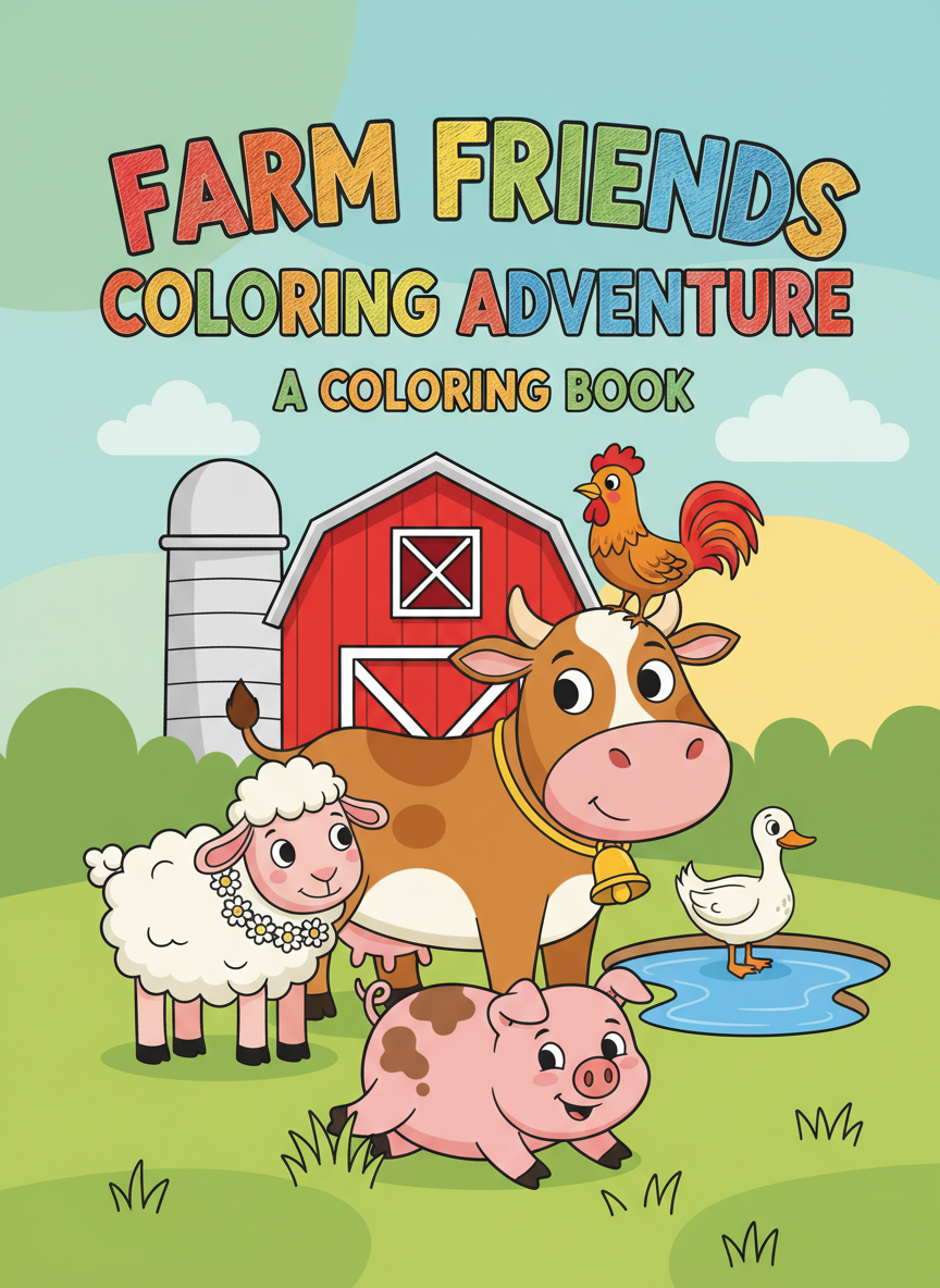 Farm Friends Coloring Adventure